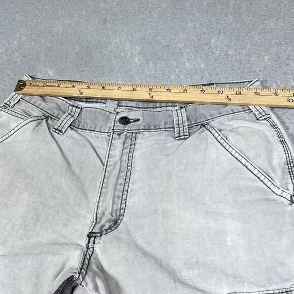 Vintage Carhartt Pants Men Gray Cargo Relaxed Fit Skater Work Chore Actual 32x29 - Picture 7 of 15